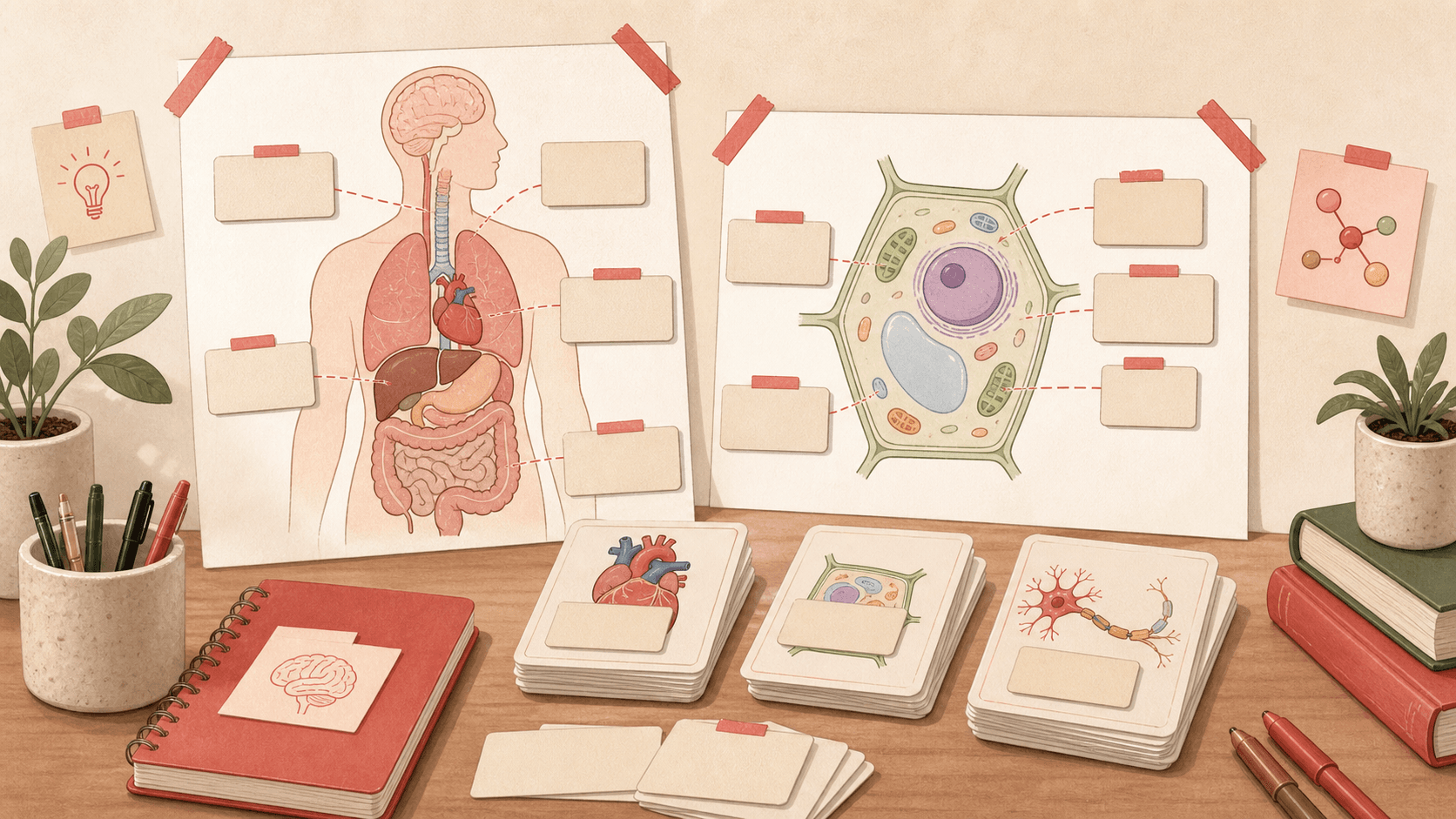 Illustration for How to Make Image Occlusion Flashcards for Anatomy, Biology, and Diagrams