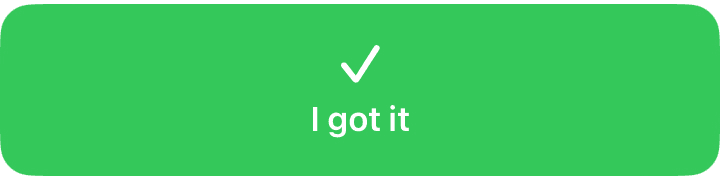 I got it