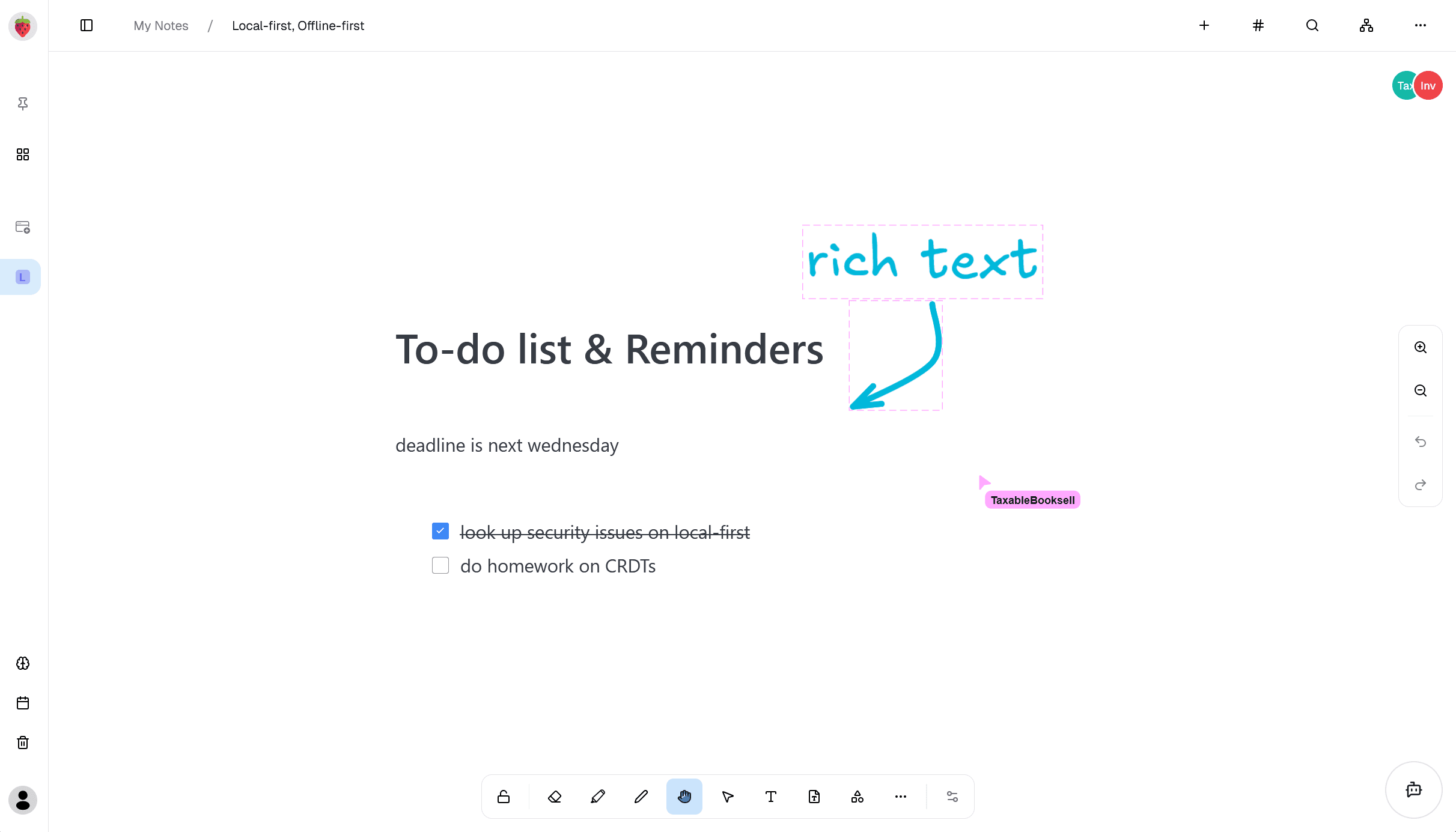 Workspace collaboration